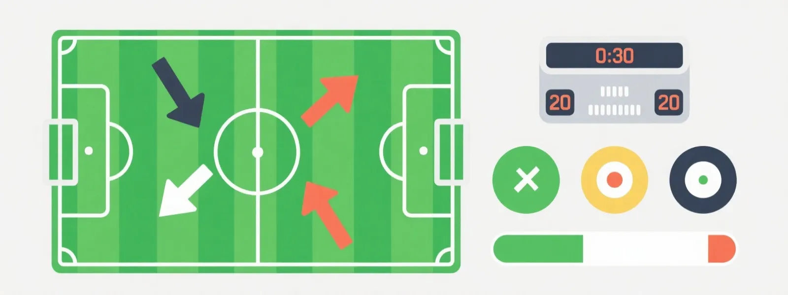 体育数据与战术示意图